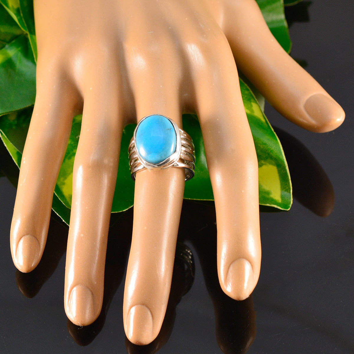 Ellie Armor Turquoise Solitaire Ring