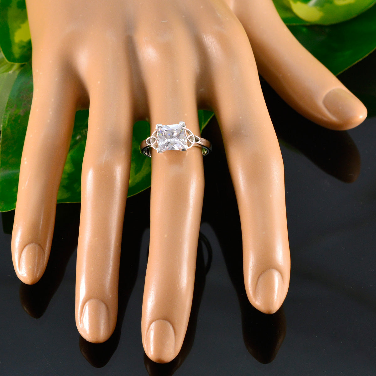 Skylar Trendy White Solitaire Ring