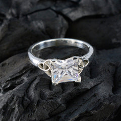 Skylar Trendy White Solitaire Ring