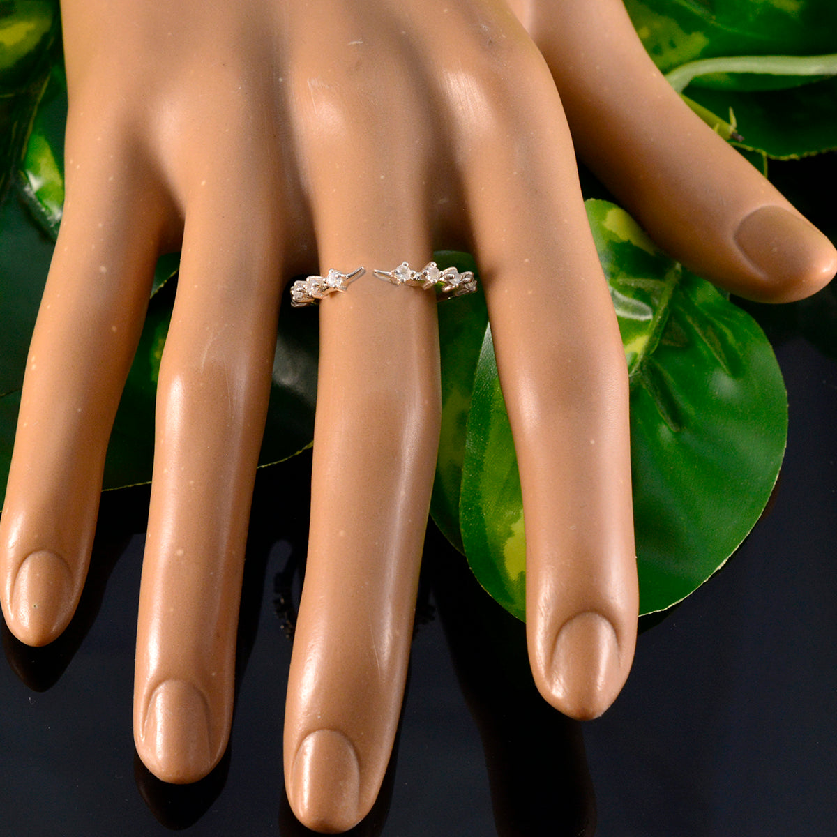 Riya Romantic White multiple Ring