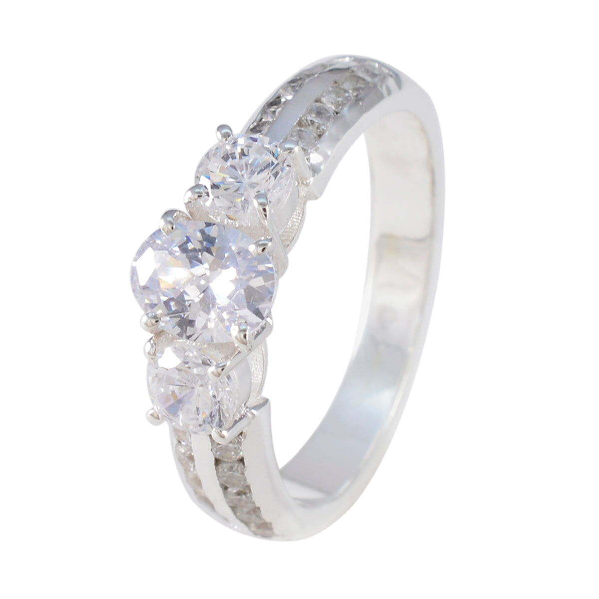 Gabriela Trendy White Halo Ring