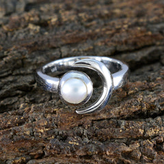 Lucy Moon & Sun White Solitaire Ring
