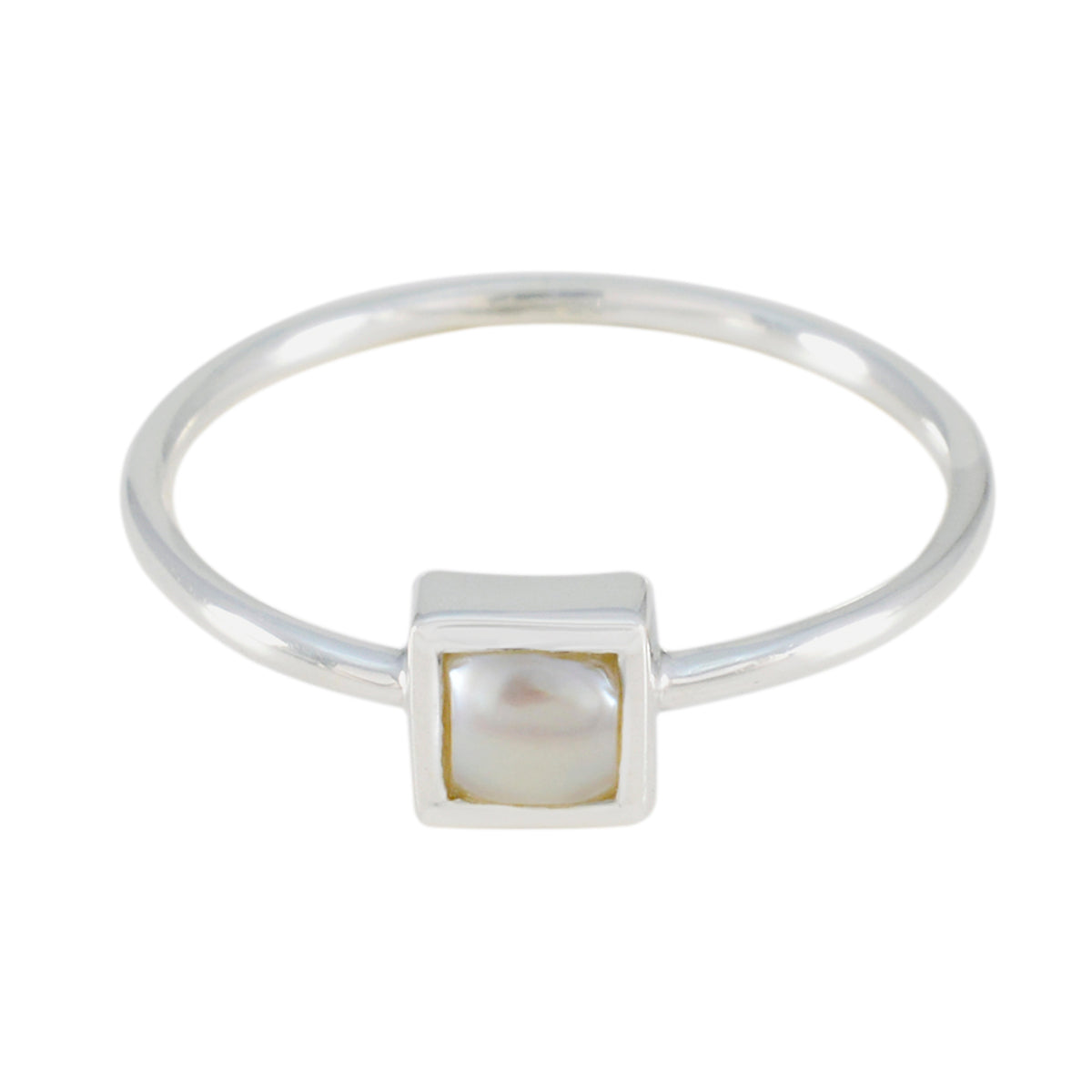 Putri Fairytale White Solitaire Ring Pearl White