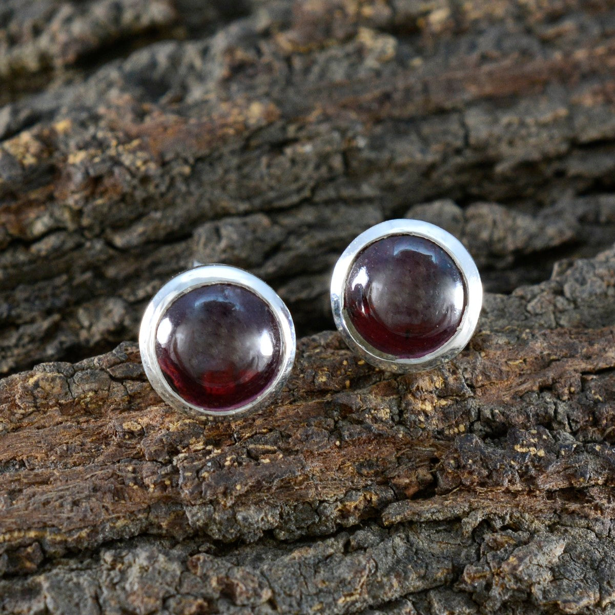 Aiko Red Solitaire Earrings | Chic Everyday Jewelry