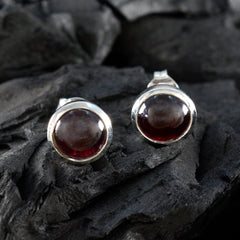 Aiko Red Solitaire Earrings | Chic Everyday Jewelry