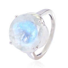 Liyana White Solitaire Ring India Sterling Silver