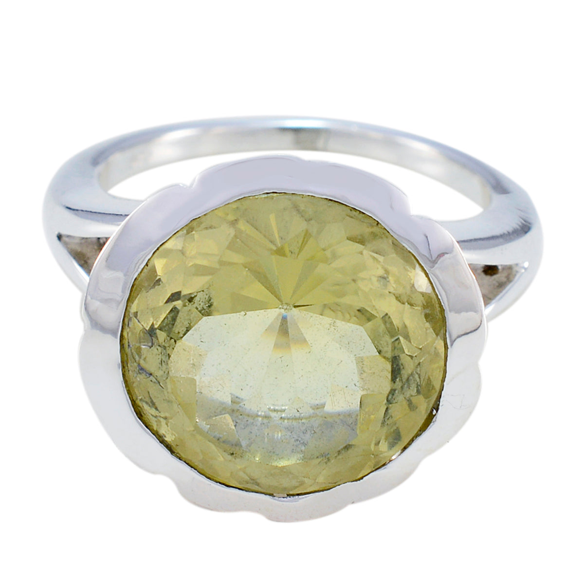 Isabel Sophisticated Yellow Solitaire Ring