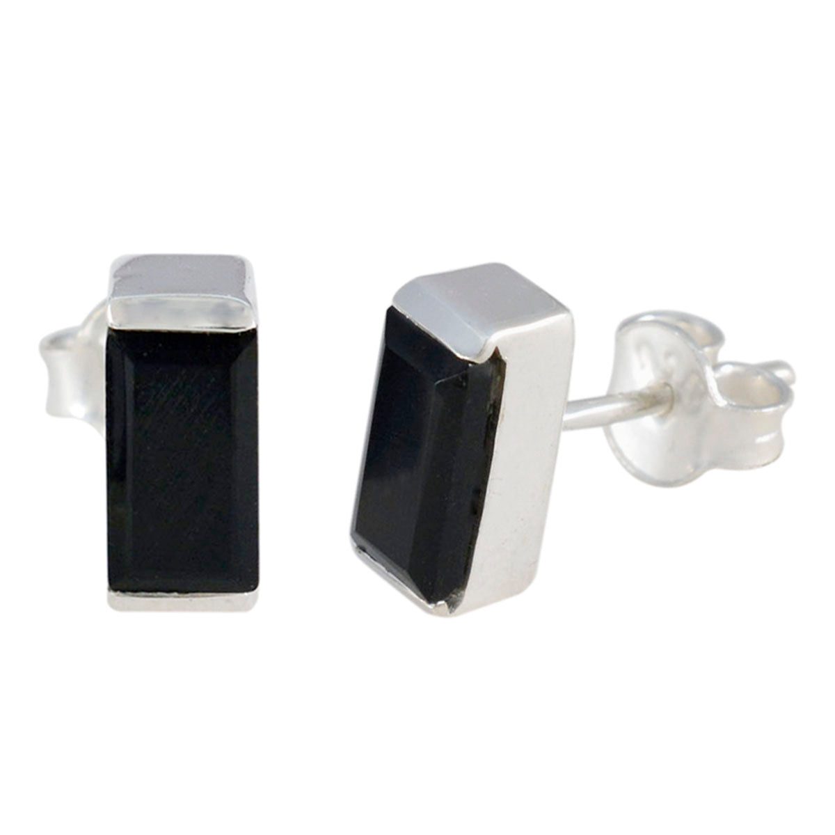 Ida Black Solitaire Stud Earrings for Every Occasion