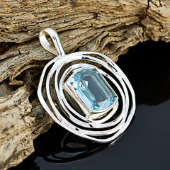 Patricia Blue Gemstone Pendant - Stunning Silver Design