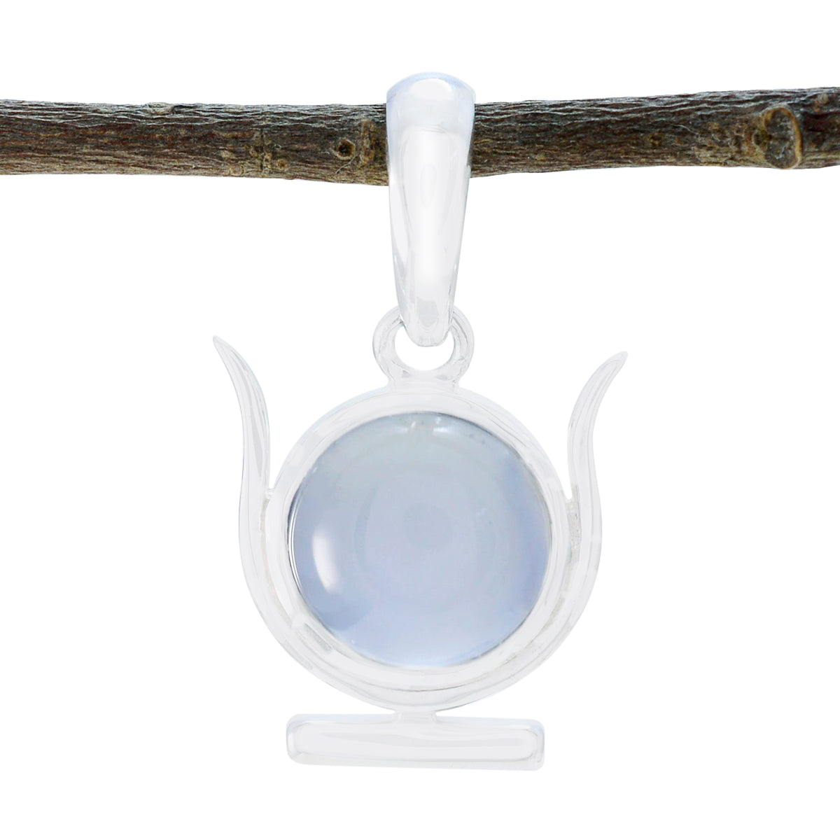 Laura Blue Gemstone Pendant for Everyday Glam Iolite Blue Blue