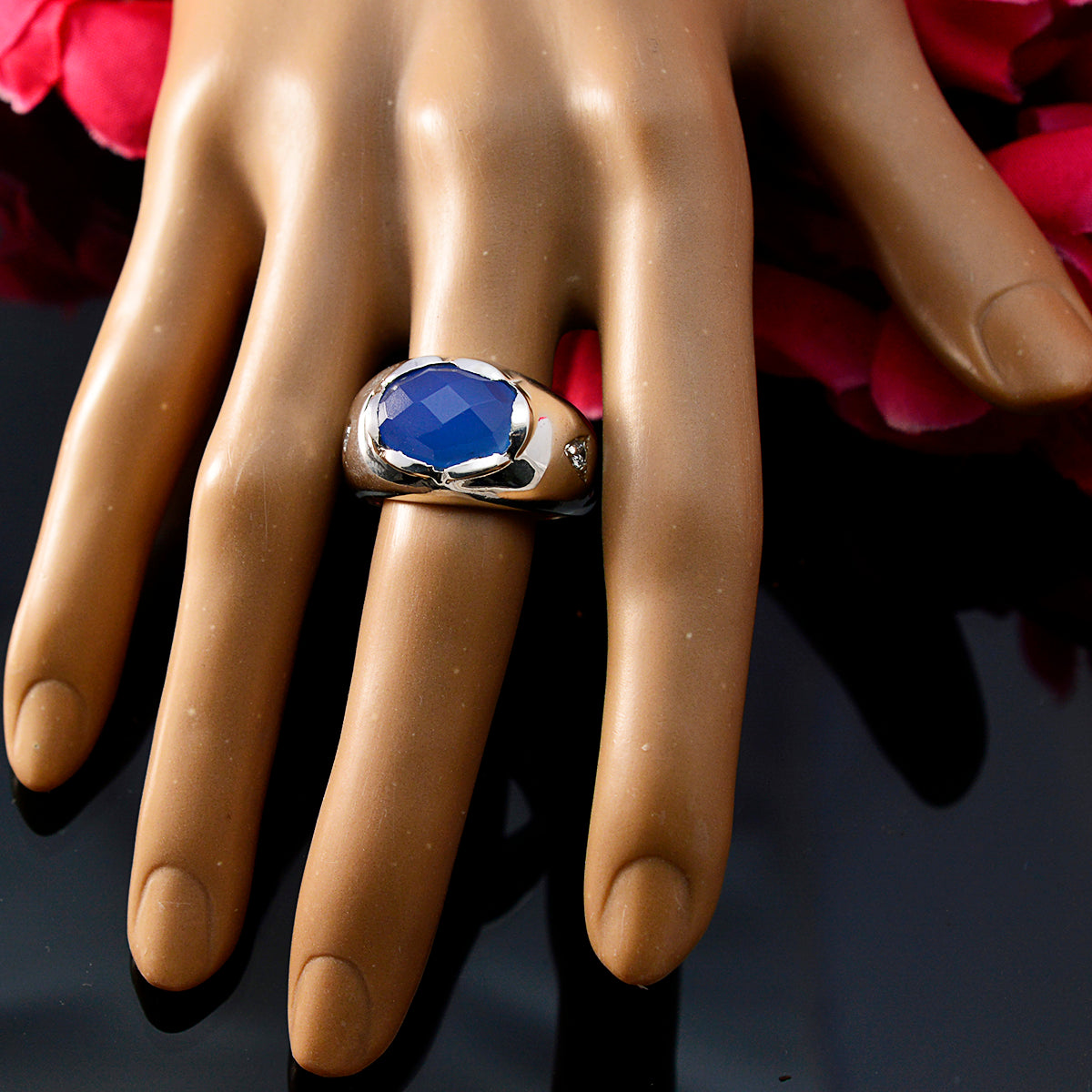 Renata Boho Blue Gemstone Ring for Everyday Glam