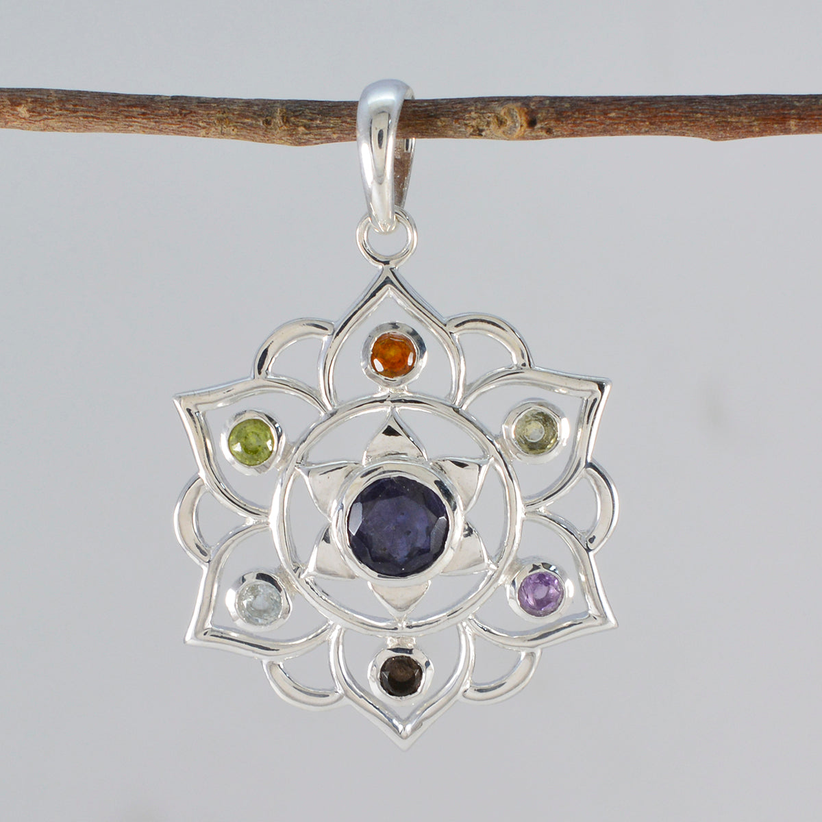 Marie Classic Gemstone Pendant for Everyday Elegance