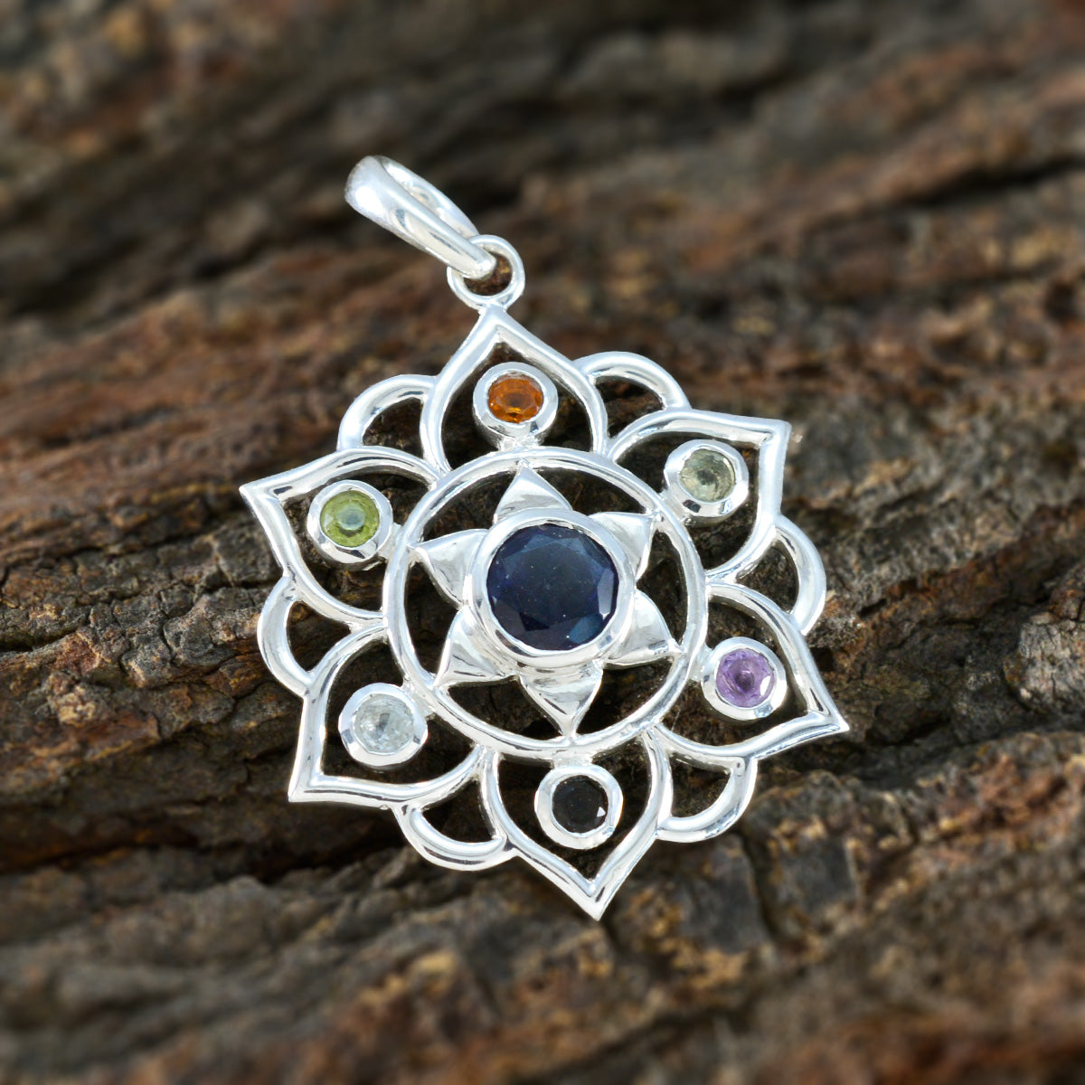 Marie Classic Gemstone Pendant for Everyday Elegance