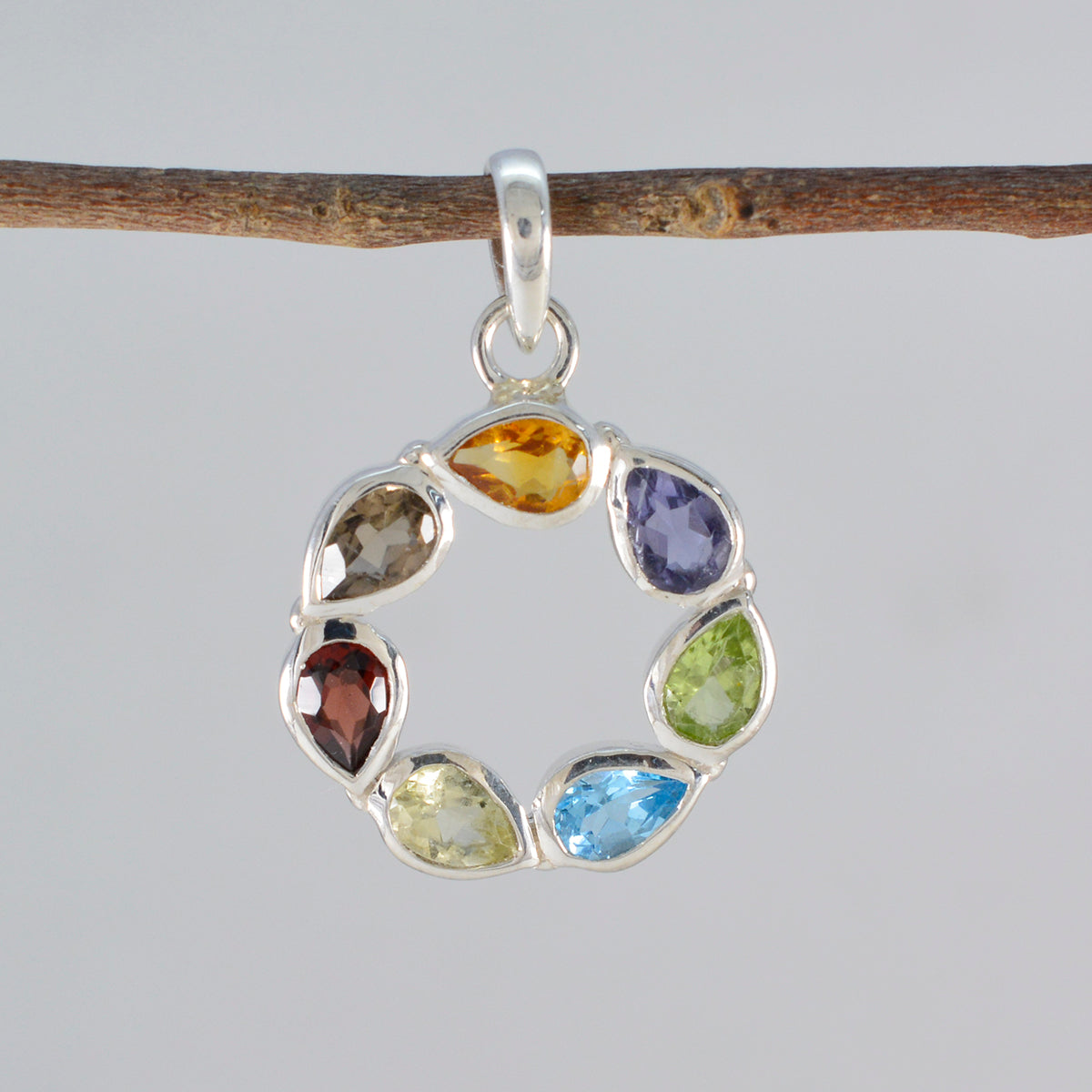 Isla Dainty Engagement Jewelry Colorful Pendant