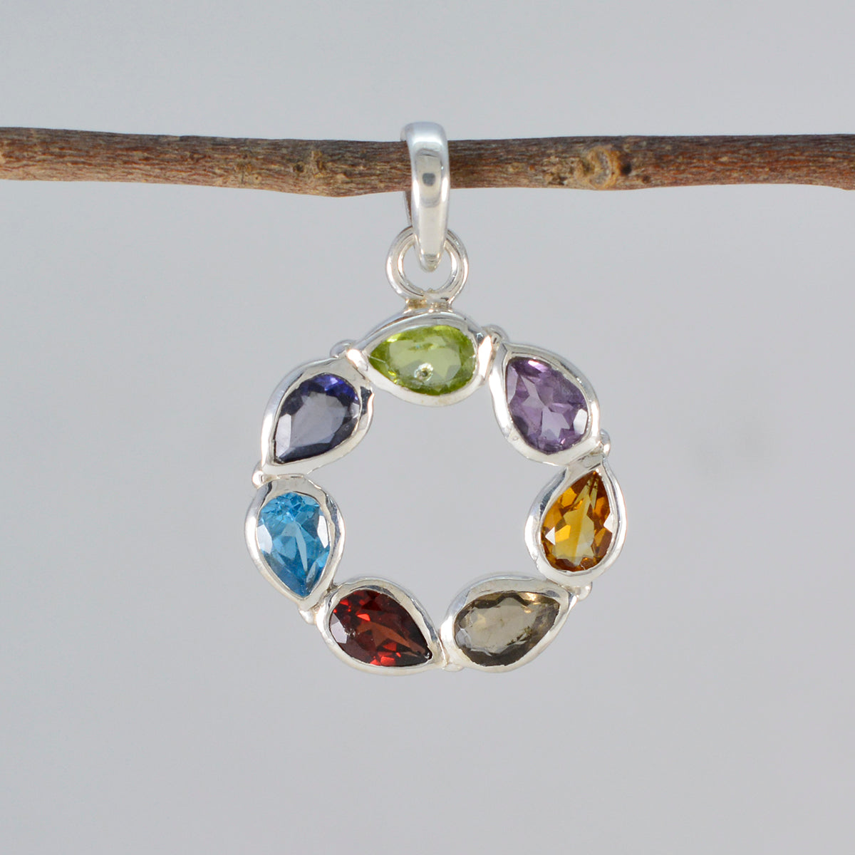 Isabel Dainty Gemstone Necklace for Everyday Elegance
