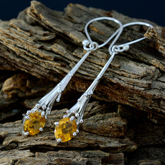 Lili Delicate Gemstone Earrings in Silver for Everyday Glam