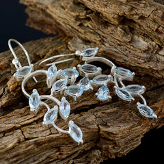 Eleanor Blue Dangle Earrings for Everyday Glam