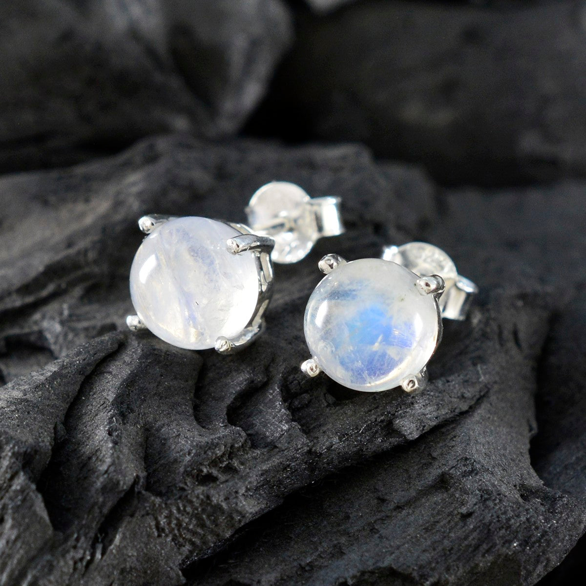 Lourdes Elegant White Gemstone Earrings for Glam Looks