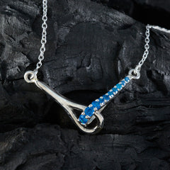 Elena Blue Tiny Pendant - Unique Gemstone Jewelry