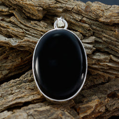 Sarah Eternity Statement Necklace in Black Gemstone