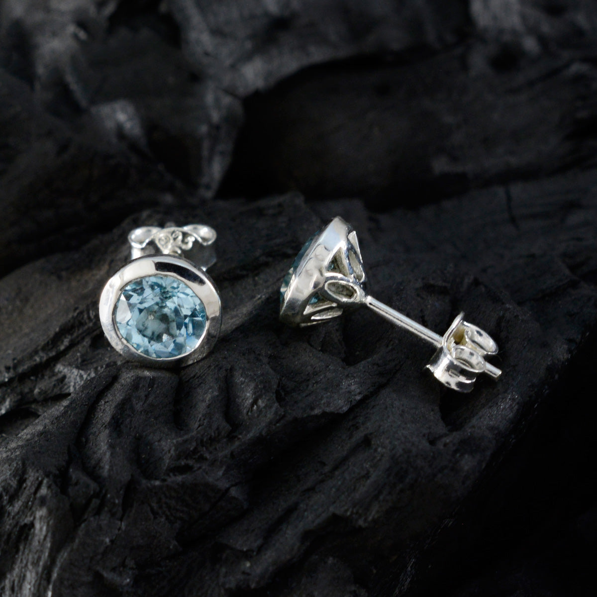 Tereza Fashion Jewelry Blue Studs for Everyday Glam