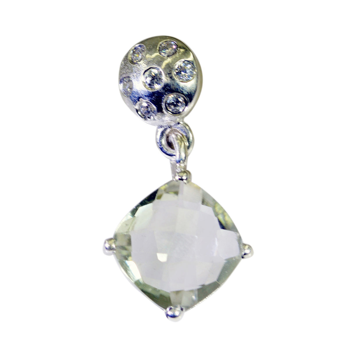 Yasmine Fashion Pendant Jewelry India – Chic & Stylish Green Amethyst Light Green Light Green