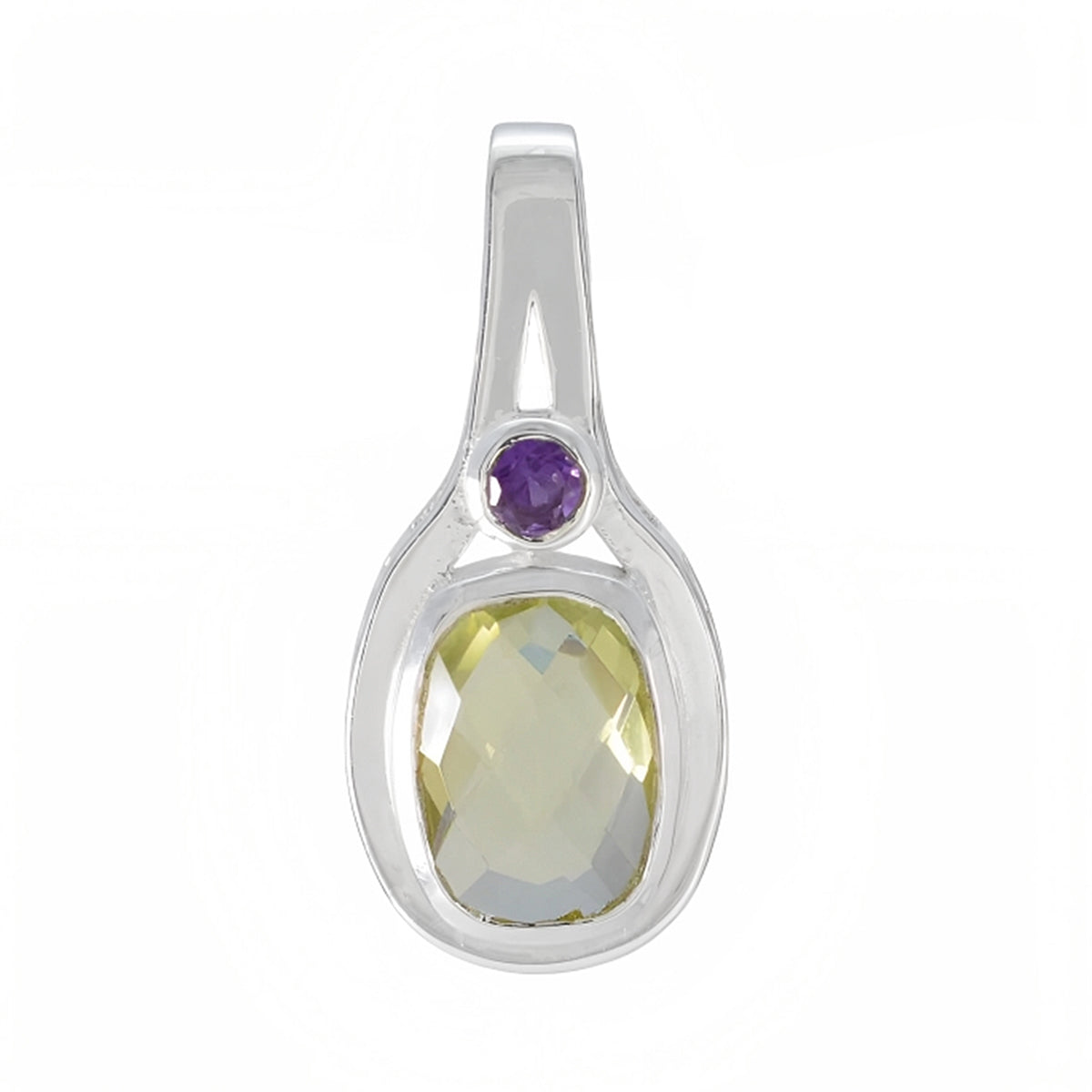 Isabella Featherlight Pendant Necklace with Gemstone Detail