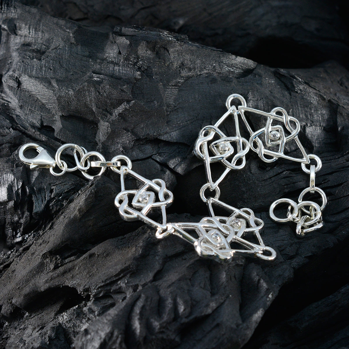 Penelope Featherlight White Bracelet for Everyday Glam