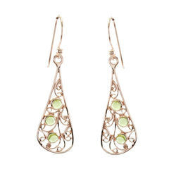 Elena Green Dangle Earrings for Everyday Glam Peridot Green Dangle