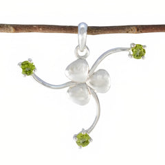 Ines Green Gemstone Pendant for Everyday Elegance Peridot Green Green