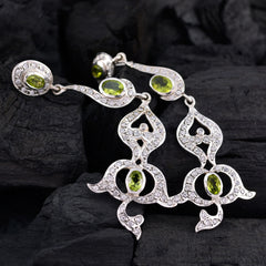 Araya Green Gemstone Stud Earrings for Everyday Glam