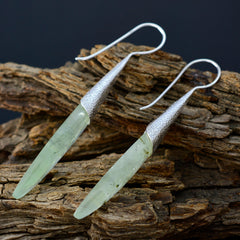 Ji-eun Green Solitaire Dangle Earrings for Glam Looks