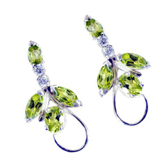 Nella Green Stud Earrings for Fashionable Vibes