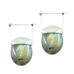 Pauline Grey Solitaire Stud Earrings for Everyday Glam
