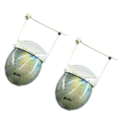 Pauline Grey Solitaire Stud Earrings for Everyday Glam