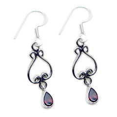 Ivy Red Dangle Earrings for Everyday Glam