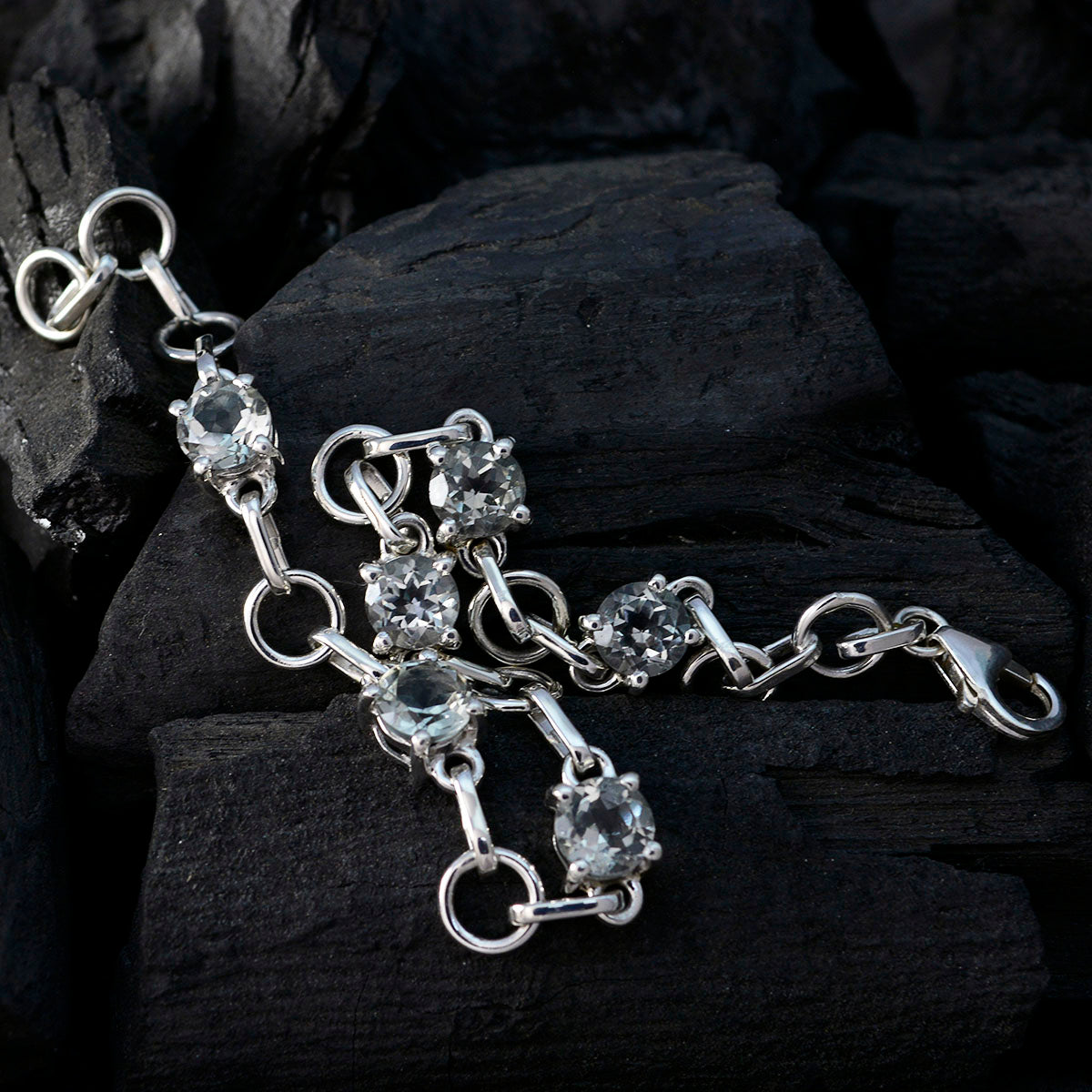 Josephine Blue Links Bracelet - Stylish Everyday Jewelry