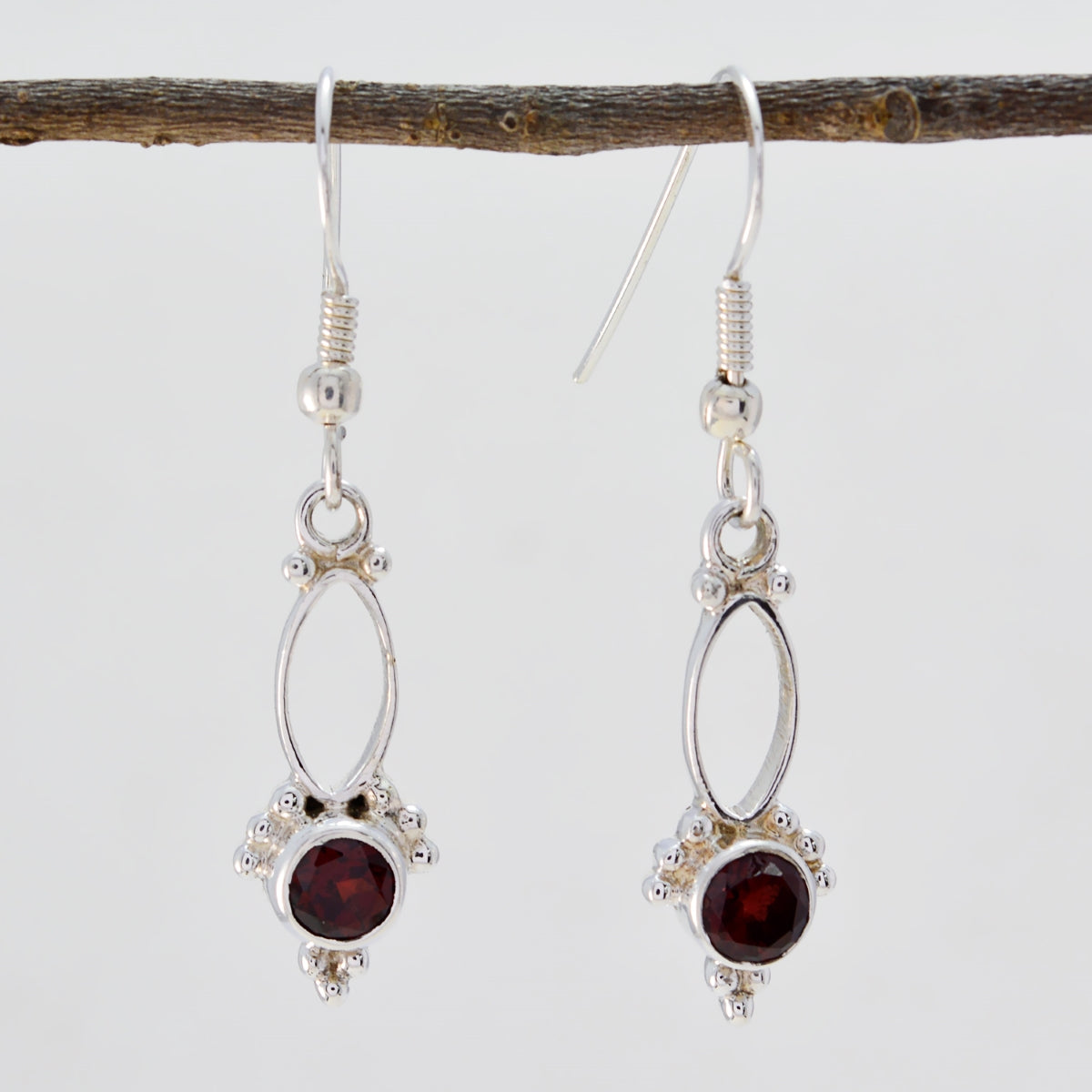 Katarina Red Dangle Earrings for Stylish Fashion