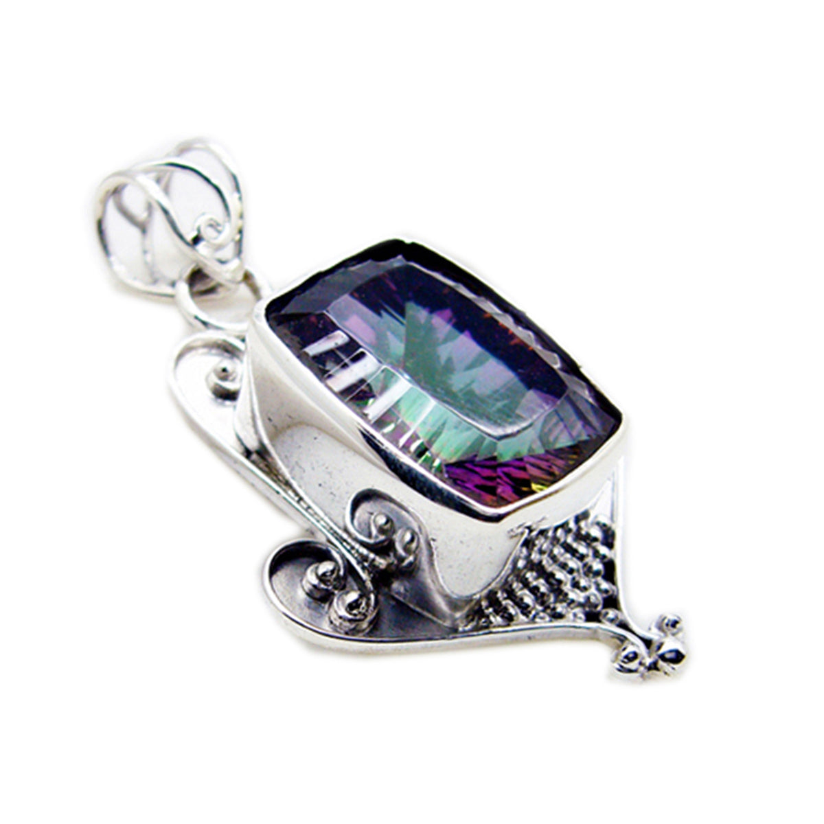 Kennedy multicolor Rope-Wire Statement Pendant