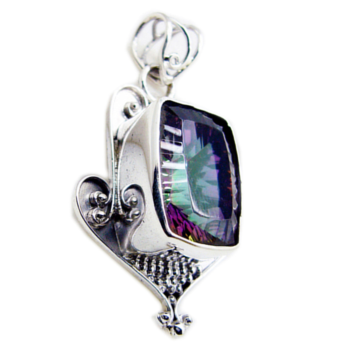 Kennedy multicolor Rope-Wire Statement Pendant