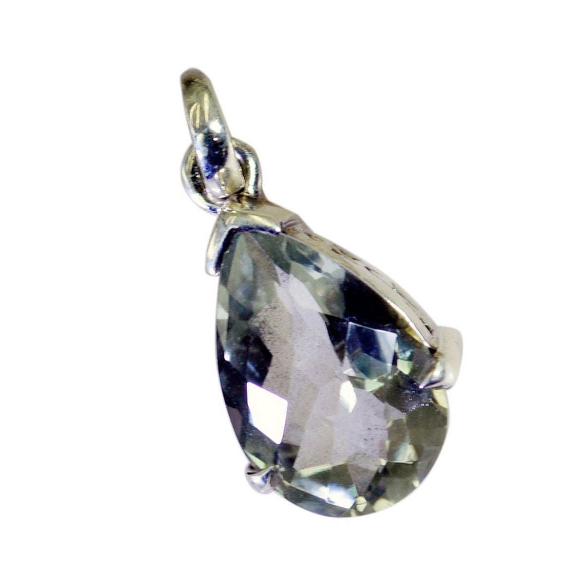 Tereza Light Green Gemstone Pendant - Everyday Elegance