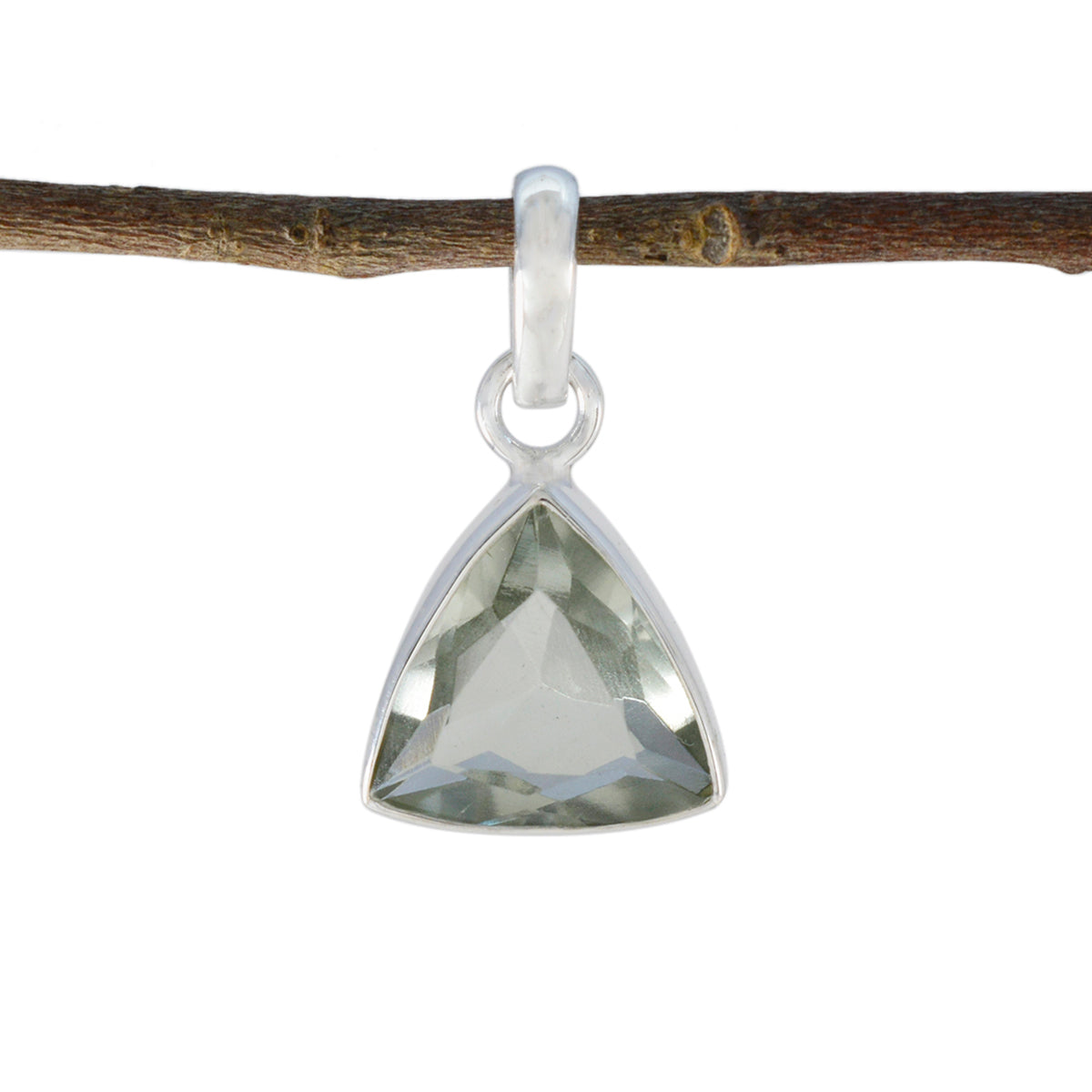 Teresa Light Green Graceful Dainty Pendant Green Amethyst Light Green Light Green