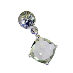 Natalia Light Green Heart Tiny Pendant