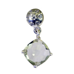 Natalia Light Green Heart Tiny Pendant Green Amethyst Light Green Light Green