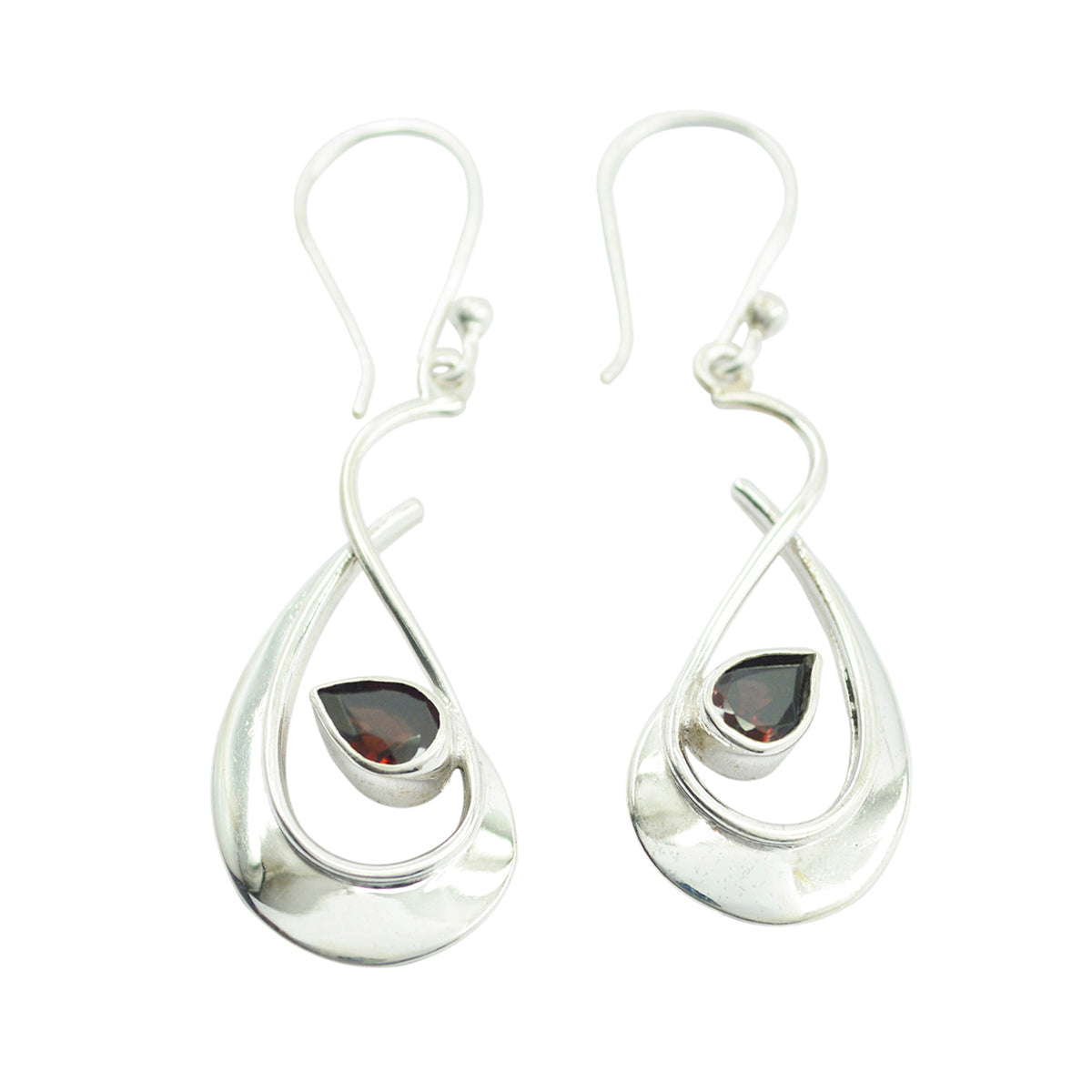 Sofia Lightweight Red Dangle Earring for Every Occasion Garnet Red Dangle