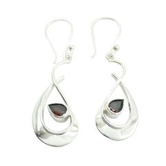 Sofia Lightweight Red Dangle Earring for Every Occasion Garnet Red Dangle
