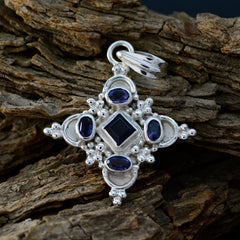 Lili Blue Cocktail Pendant - Colorful Gemstone Jewelry