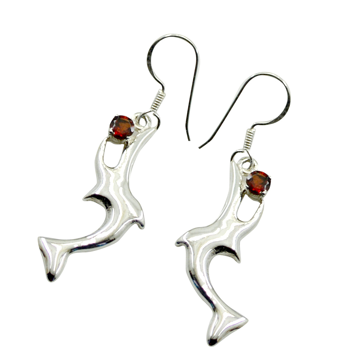 Lili Red Solitaire Earrings for Instant Glam