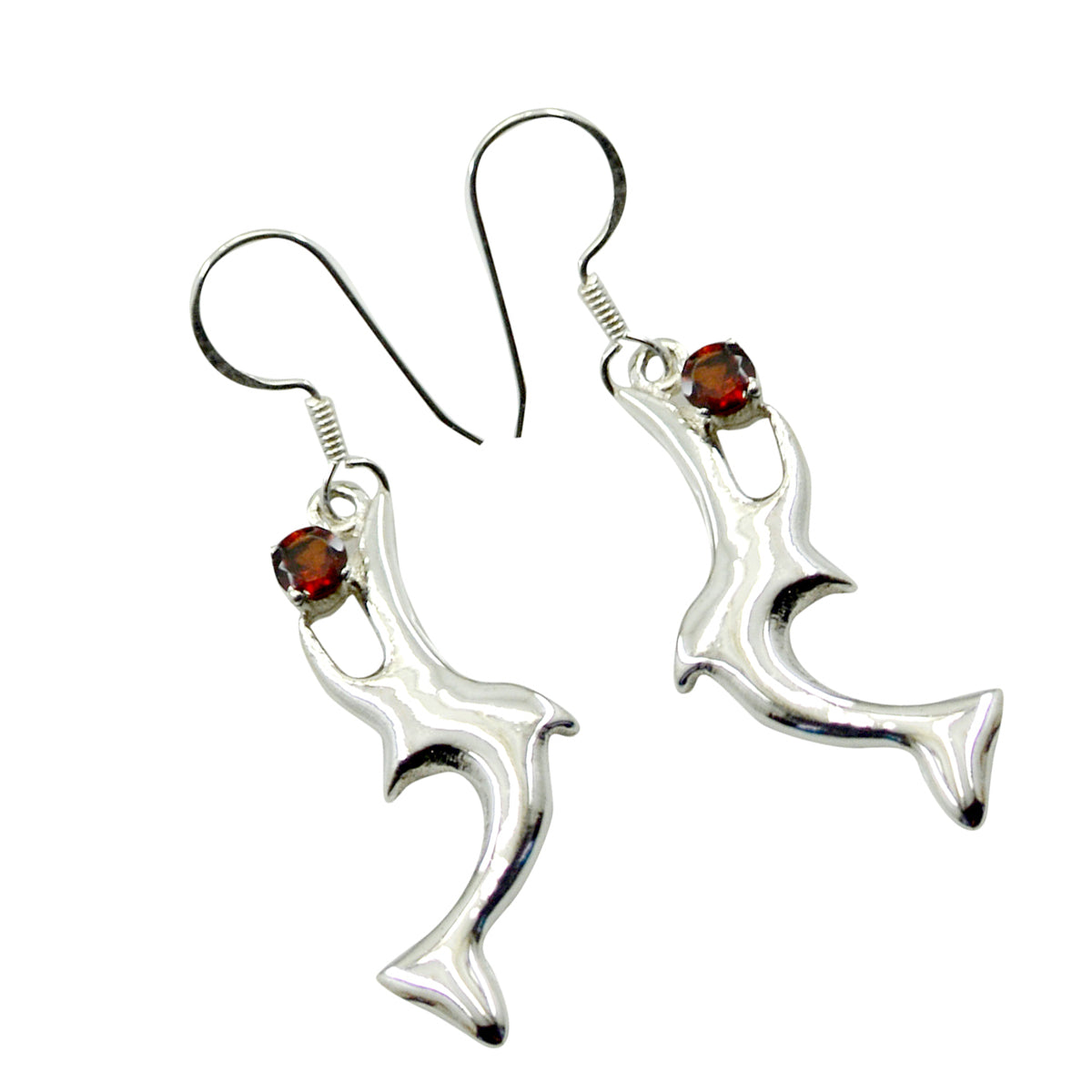 Lili Red Solitaire Earrings for Instant Glam