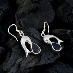 Lily Red Solitaire Earrings for Everyday Elegance